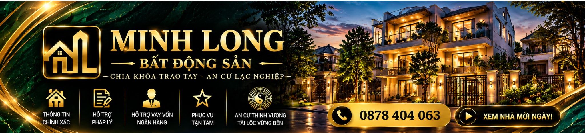 Minh Long Bất Động Sản - Nhà đẹp Gò Vấp