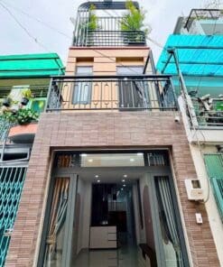 NHÀ XÂY MỚI 3 TẦNG • SÁT MẶT TIỀN ĐƯỜNG QUANG TRUNG P10 GÒ VẤP