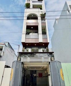 MẶT TIỀN PHỐ THANG MÁY KINH DOANH • 6 TẦNG• NHỈNH 13T GẦN CÔNG VIÊN LÀNG HOA P8